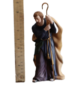 Kirkland Nativity 75177 Replacement Porcelain Joseph w/ Metal Staff 9&quot; B... - $264.99 MXN