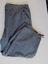 Karen Scott Sport pants cropped drawstring casual Size 18 navy blue athleisure - £9.36 GBP
