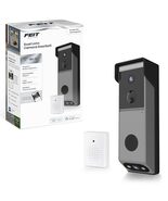 Feit Electric Doorbell Camera, 2.4 GHz WiFi, No Hub, Two-Way Audio, Moti... - $110.76 CAD