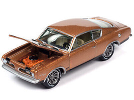 1969 Plymouth Barracuda Bronze Fire Metallic w Black Stripes Classic Gold Collec - £14.50 GBP