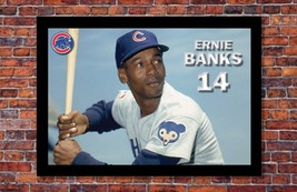 Chicago Cubs Legends | Ernie Banks Poster | Chicago Cubs | 19&quot; wide x 13&quot; tall - £11.95 GBP