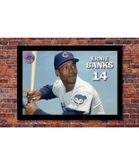 Chicago Cubs Legends | Ernie Banks Poster | Chicago Cubs | 19" wide x 13" tall - $14.95
