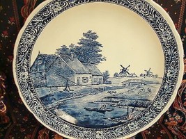 Delfts Royal Sphinx By Boch - signed- Wall Platter 15 &quot;- House Stream Original - £115.45 GBP