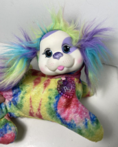 Puppy Surprise Tie Dyed Rainbow Dog Plastic Face 2016 Purple Nose - £7.51 GBP