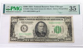 1934 Federal Reserve Note Chicago FR #2201-Gdgs PMG Choice Very Fine VF 35 - £1,646.54 GBP