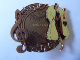 Disney Trading Pins 151686     DSSH - Cruella De Vil - 101 Dalatians - Music - D - £37.36 GBP