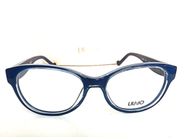 New LIU JO LJ 2102R  424 Crystal Blue 51mm Rx Women&#39;s Eyeglasses Frame  - $98.99
