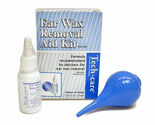 Tech-care Ear Wax Removal Kit with Bulb 15 ml 0.5 fl oz USA SELLER Free ... - $13.63