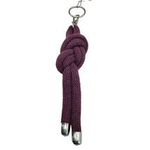 Nautical Figure 8 Knotted Rope Keyring Key Chain Bag Charm Blackberry - £11.65 GBP