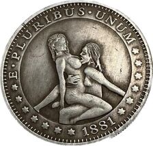 E Pluribus Unum - Medalla de moneda de fantasía con dólar 1881 - $18.55 CAD