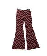 Womens Bell Bolttom Leggings Juniors XL Stretch Knit  Pants Geometric u ... - $14.99