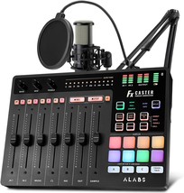 Fxcaster Podcast Equipment Bundle - All-In-One Podcasting Starter, And Tiktok - £156.29 GBP