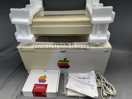 Vintage Apple ImageWriter Original Box 942-0523-A IIc II Bundle Manuals ... - $154.65