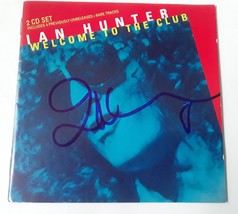 Ian Hunter &quot;Welcome To The Club&quot; Live 2CD Signed UK Import VG+ - $99.00