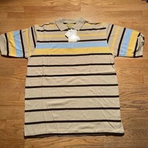 NEW PJ Mark Mens POLO Shirt Sz L Stripes Y2K - $14.85