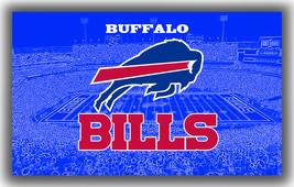 Buffalo Bills Football Team Fan Memorable Flag 90x150cm 3x5ft Best Banner - $14.95