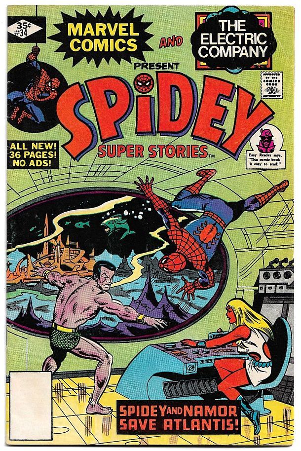 Spidey Super Stories #34 (1978) *Marvel Comics / Sub-Mariner / Mary Jane... - $5.00