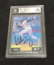 Manny Ramirez &amp; Rondell White 1994 Pinnacle Autographed Rookie Card BECKETT - £182.40 GBP