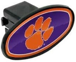 NCAA Clemson Tigers Oval 2&quot; Trailer Hitch Cap Cover by WinCraft - £18.39 GBP