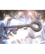 ANTIQUE VEILED SCHOLARS KEY HIDDEN SOCIETIES HIGHEST LIGHT ADVANCED MAGICK  - $773.77