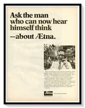 Aetna Life &amp; Casualty Insurance Print Ad Vintage 1969 Magazine Advertise... - £7.58 GBP