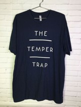 The Temper Trap Mens Size XL Official Licensed Blue Logo Tee T-Shirt Mus... - $20.78
