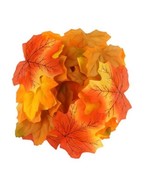 Silk Fall Leaves 30pc Colorful Autumn Maple Leaf Table Home Seasonal Dec... - $13.55 CAD