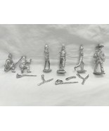 Lot Of (6) Vintage Historical Infantry With Rifles Lead Miniatures 2-3&quot; - $31.67
