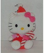 TY Beanie Baby babies Hello Kitty Christmas Candy Cane 6&quot; Plush Stuffed Toy - €22,59 EUR