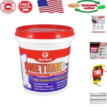 ONETIME Lightweight Spackle - Effortless Wall Repair, 1 Pint White, No S... - $333.08 MXN
