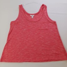 Time And Tru Women&#39;s Orange Sleeveless Top Size Medium (8-10) - $14.84