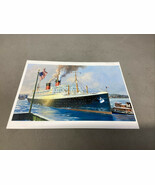 Isle De France Ship Art Poster Print - 11x8.5” &amp; 1 News Article - $20.58 CAD