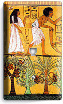 Ancient Egyptian People Hieroglyph Wall Art Phone Telephone Plate Cover Hd Decor - £9.68 GBP