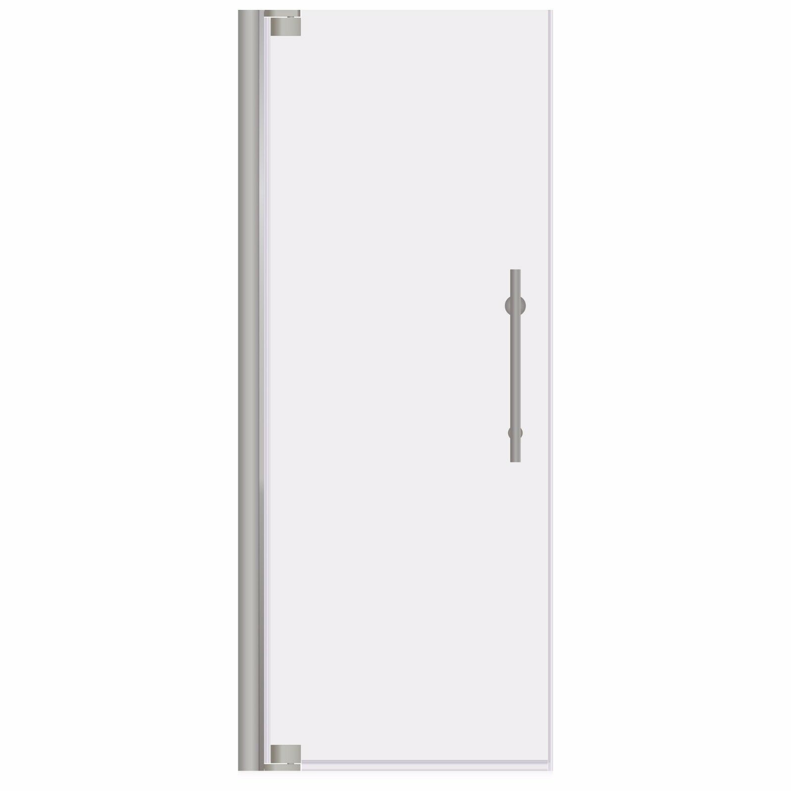 29-30&quot;Wx72&quot;H Pivot Shower Door ULTRA-G Brushed Nickel by LessCare - $603.90
