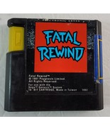 Fatal Rewind (Sega Genesis, 1991) Cartridge Only Tested &amp; Working Authen... - £9.47 GBP