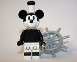 Mickey Mouse Disney Steamboat Willie Custom Minifigure From US - £4.69 GBP