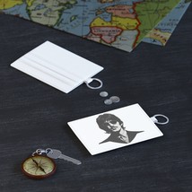 Ringo Starr Card Holder for Beatles Fans: Saffiano Faux Leather, Custom Photo Pr - £16.46 GBP