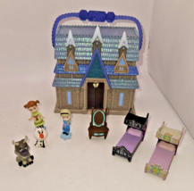 Disney Animators Collection Littles Frozen Arendelle Castle Playset With Figures - $10.69