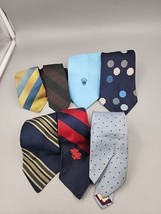 Vintage 1970/80s Tie Lot Of 8  Necktie Polyester  - £9.97 GBP