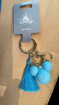 Disney Parks Mickey Mouse Blue Macaron Cookie Keychain with Lobster Claw - $29.90