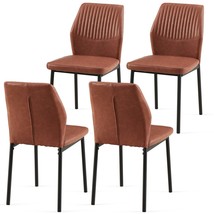 PU Leather Dining Chairs Set of 4 - £167.51 GBP