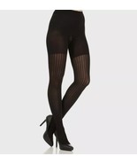 Star Power SPANX Center Stage Patterned Shaping Tights Backdrop Black Si... - $23.74 CAD