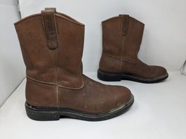 Red Wing Pecos 2231 Men&#39;s 10.5 D Leather Steel Toe Work Boots Made in USA - £70.08 GBP