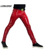 Shinny PU Leather Tight Pants for Men - £71.88 GBP+