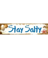 Stay Salty Novelty Metal Mini Street Sign - £19.14 GBP