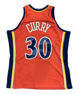 Stephen Curry Golden State Warriors 2009-10 Orange Mitchell &amp; Ness Jersey - £131.40 GBP