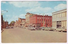 Postcard Main Street Business Section North From Court St Cortland Ontario - $4.94
