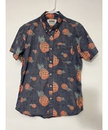 Urban Pipeline Hawaiian Camp Shirt Men&#39;s Size M FUN PINEAPPLE PRINT  But... - $20.56