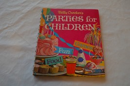 Betty Crocker&#39;s Parties for Children 1964 General Mills Spiral Bound Hardcover - £16.45 GBP