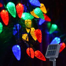 Solar Powered Christmas Tree Lights 100 LED Waterproof for Outside Outdo... - $29.65